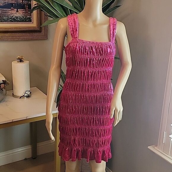 En Saison by Anthropologie size M ruched velvet dress - Picture 10 of 10